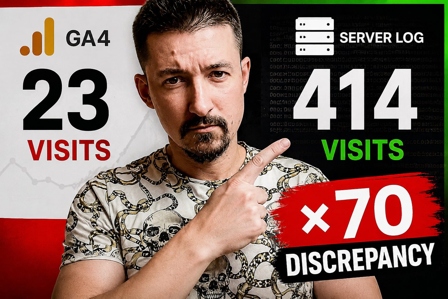 GA4 Says AI Sent You 23 Visitors. My Server Log Says 425 in a Fifth of the Time.